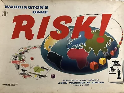Waddington’s Risk Vintage Board Game • £15