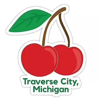 Traverse City Michigan Cherry 2  Decal • $8.90