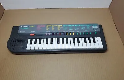 $49.99 • Buy Casio SA-5 Songbank Mini Electronic Keyboard DC 6V Vintage 1990's - TESTED!