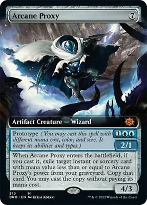 Arcane Proxy - Foil - Extended Art The Brothers' War MTG Magic - Kid Icarus • $5.81