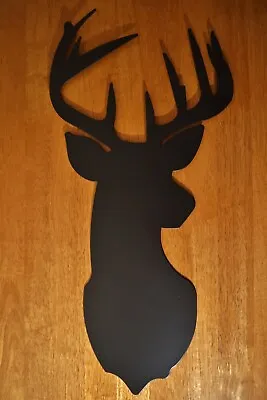 Deer Buck Antler Metal Sign Rustic Hunting Lodge Hunter Log Cabin Home Decor NEW • $14.95