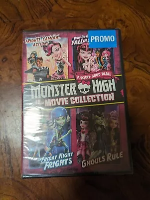 Monster High 4-Movie Collection DVD NEW SEALED Ghouls Rule Friday Night Frights • $39.99