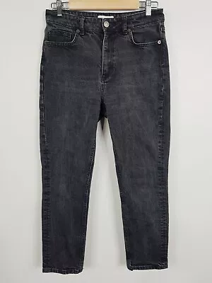 ZARA Womens Size 10 - 12 Or US 8 Black Straight Leg Jeans • $55