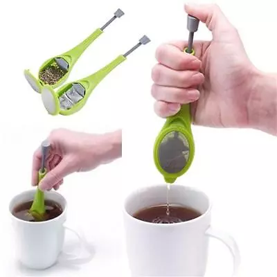 Reusable Tea Infuser Strainer Loose Tea Steeper And Herbal Spice Infuser Tool • £3.24