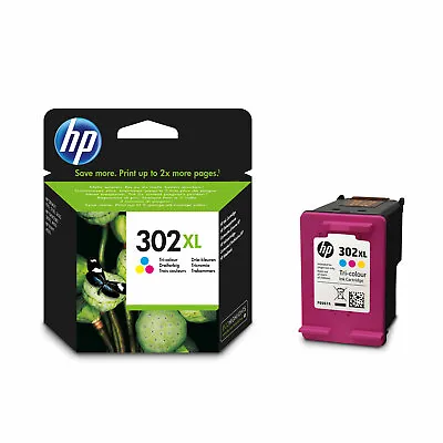 £34.95 • Buy Original HP 302 / 302XL Black & Colour Ink Cartridges For DeskJet 1110 Printer