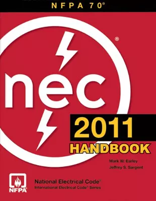 National Electrical Code Handbook : 2011 Edition Hardcover • $12.08