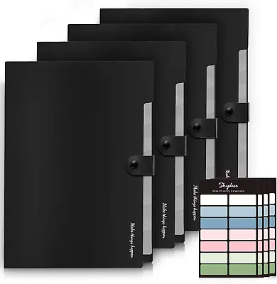 Expanding File Folders With Labels8 Pockets Accordion File Organizer Portable  • $28.68