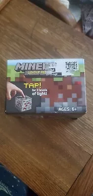 Minecraft REDSTONE ORE NIGHT LIGHT Touch Block Cube ThinkGeek 2012 - BRAND NEW • $10