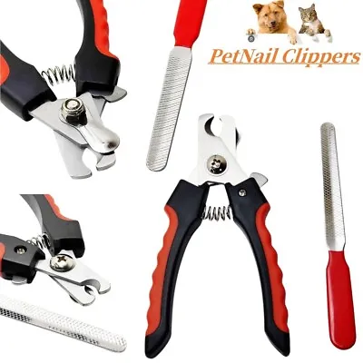 Claw Grooming Pet Nail Clippers Dog Cat Rabbit Animal Trimmer Nail Cutter Kit • £3.45