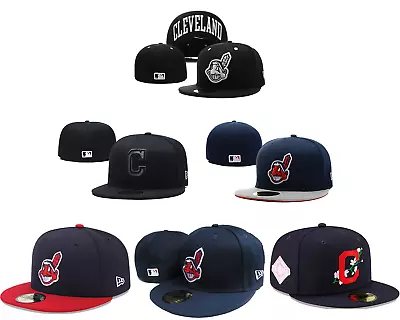 NEW Cleveland Guardians New Era 59FIFTY 5950 Mlb Hat Unisex Fitted • $14.86