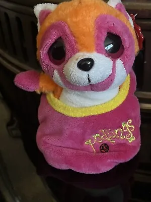 £4.99 • Buy VGC Keel Toys Podlings Pink Orange Red Panda? Super Cute Tagged Excellent