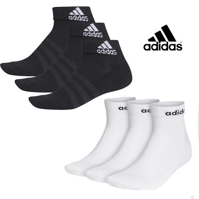 $52.97 • Buy Adidas Adults Ankle Socks Cushioned Sport Sock 3 Pair New