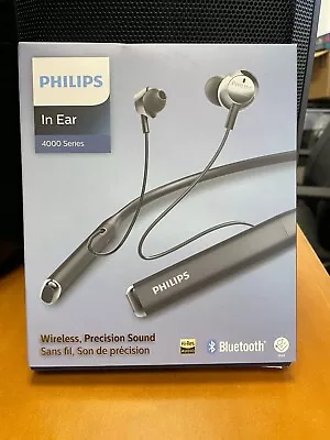 PHILIPS PN402 Wireless Neckband Headphones  W/ Active Noise Canceling • $35