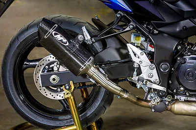 M4 Exhaust Suzuki GSX-S750 GSXS750Z 2015 - 2023 Slip On W/ MC36 Carbon Muffler • $497