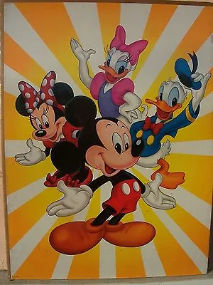  Disney Mickey Minnie Mouse Donald Daisy Duck 18  By 24  New Poster Vintage • $9.97