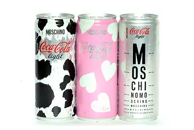 2014 Coca Cola Light 3 Cans Set Italy; Mochino • $1.99