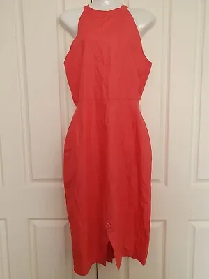 Vintage 80s MATHILDE Cut Out Back SUN DRESS Size 10 • $39