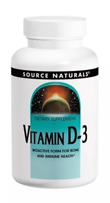 Source Naturals Inc. Vitamin D3 2000 IU 200 Capsule • $16.37