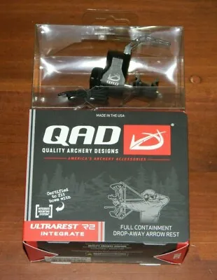 NEW QAD Ultrarest Integrate R2 QAD- Black - Bow Rest- LEFT Handed- Integrated • $169.99