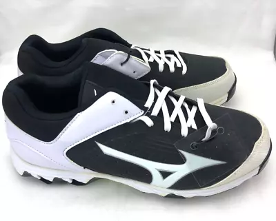 Mizuno Womens 6.5 Softball 9-Spike Swift 5 Fast Pitch Metal Cleat White • $21.99