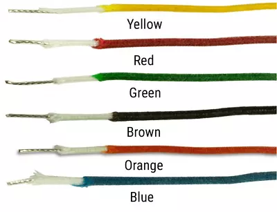 Color Gavitt Tinned 22awg Cloth Pushback Vintage-style Guitar / Amp Wire • $2.10