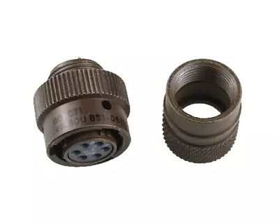 (2pcs) 851-06T10-6S50 Souriau Military Connector • $39.99