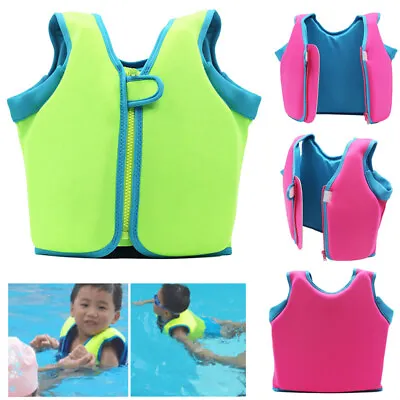 Kids Swim Life Jacket Float Vest Swimming Pool Buoyancy Aid Child WaterSport M • £2.88