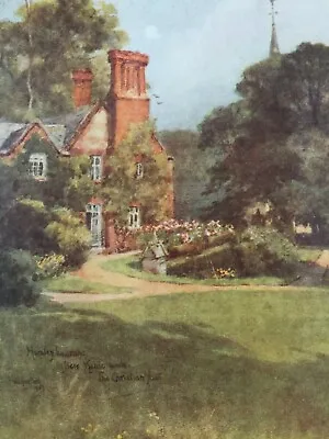 £4.50 • Buy Antique Print 1909 Hursley Vicarage Winchester Kebleland From Painting Art