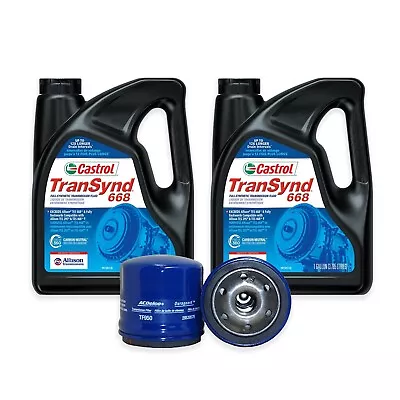 2 Gallons Allison Transynd TES 668 Synthetic Trans Fluid/AC Delco Spin On Filter • $129.95