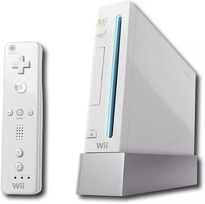 Nintendo Wii White Console Deal  X1 Controller Fully Tested WITH 2 FREE GAMES. • £39.99