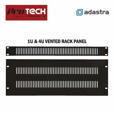 £4.92 • Buy Blank Vented Rack Blanking Panels Solid Black 19 Inch 19  1U And 4U