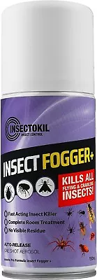 InsectoKil Insect Killer One Shot Fogger - KILLS ALL Flying & Crawling Insects • £12.99