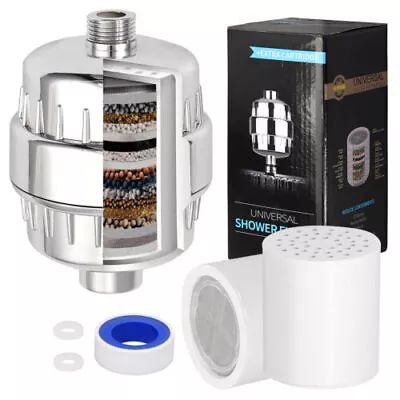 18 Stage Shower Head Filter Chlorine Filter With 2 Replaceable Filter Cartridges • $30.95