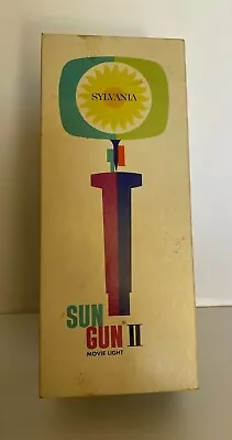  Vintage Sylvania Sun Gun Movie Light W/ Original Box & Instructions WORKS NIB • $38