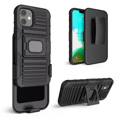 Magnet Cover For Apple IPhone 12 Mini Case With Temper Glass Holster Belt Clip • $8.99