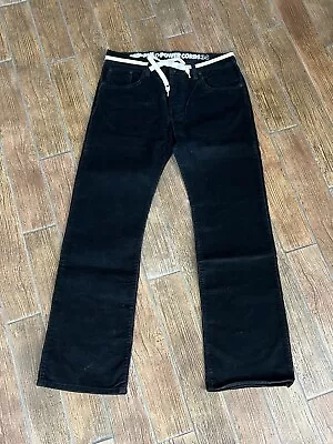 DVS Mens Power Cord Jeans NWT Black • $39.80