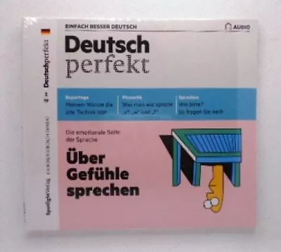 Deutsch Perfekt Audio 02/2019: Deutsch Lernen Audio - Über Gefühle Sprechen [CD] • £18.26