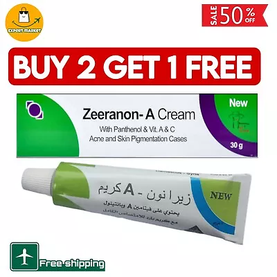  Zeeranon-A Cream With Panthenol & Vitamin A  Remove Acne & Skin Pigmentation • $20