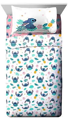 Disney's Lilo & Stitch Twin Full & Queen Sheet Sets - 3 & 4 Piece White • $19.88