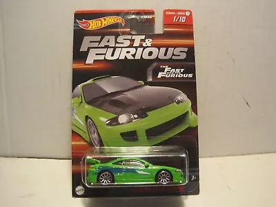 Hot Wheels Fast & Furious The Fast And The Furious 95 Mitsubishi Eclipse NIP • $19.99