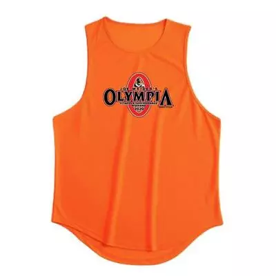 Mr Olympia Bodybuilding Workout Casual Tank Vest Muscle Fitness Gym Singlets • $12
