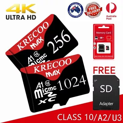 1TB Micro SD Card 64GB 128GB 256GB Class 10 TF Extreme Pro Ultra Memory Card Lot • $2.49