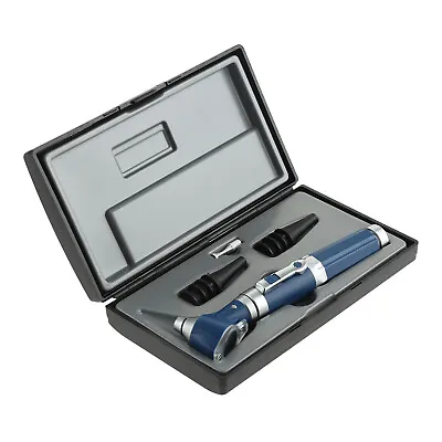 Otoscope Medical Professional Ear Care Tool Blue 3X Magnification Ear Scope Kit • £34.55