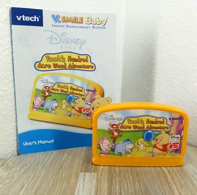 $4.74 • Buy Vtech Vsmile Baby Game Cartridge & Manual Pooh's Hundred Acre Wood Adventure