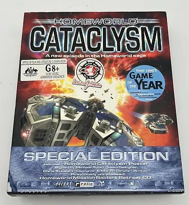 Homeworld Cataclysm Pc Game Vintage Box And Manual Only  • $15