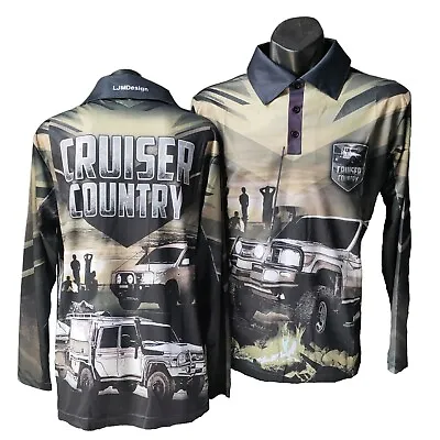 $69.95 • Buy Cruiser Country Fishing Shirt By LJMDesign