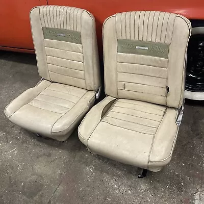 1965 - 1966 Mustang Pony Front Seat Pair OEM • $675