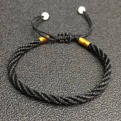 Good Luck Handmade Bracelet Silky Cord For Women Men Blessing 6.3  Adjustable • $1