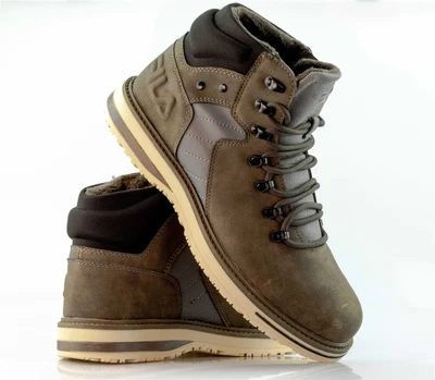 £29.95 • Buy Mens Fila Trainers Walking Hiking Warm Lined Casual Work Ankle Boots Shoes Size