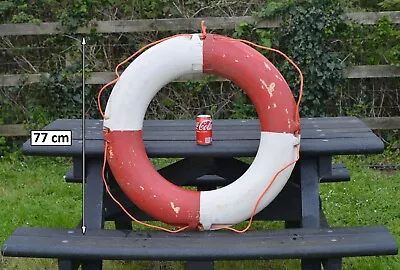 Used Old Life Ring Buoy 77cm Lifebuoy  PERRYBUOY - FREE DELIVERY • £84.95